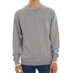 MAGLIA SMALL COLLAR SUN68 GRIGIO